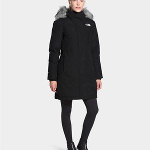 Arctic Waterproof 550-Fill-Power Down Parka with Faux Fur Trim